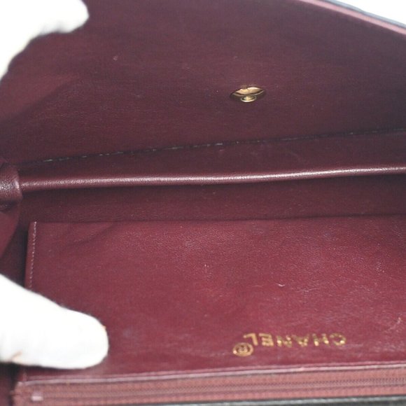 CHANEL CC Logo Matelasse Chain Shoulder Bag Leather Black GHW France 879RF086 - Picture 11 of 14